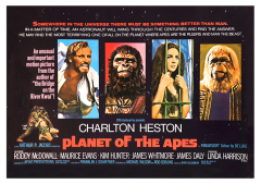Póster El planeta de los simios, 1968