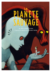 Póster El planeta salvaje, edición francesa