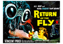 Póster El regreso de la mosca, 1959