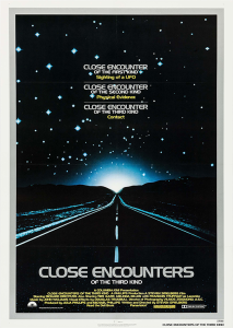 Póster Encuentros en la tercera fase, 1977