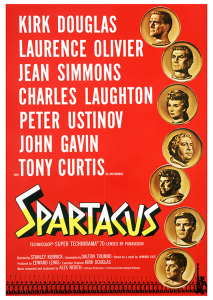 Póster Espartaco, 1960