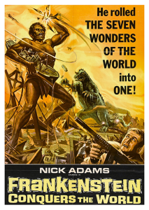 Póster Frankenstein Conquers the World