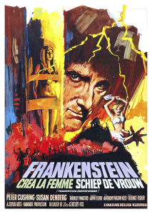Póster Frankenstein creó a la mujer