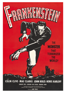 Póster El doctor Frankenstein, James Whale