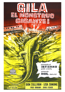 Póster Gila, el monstruo gigante