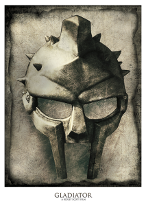 Póster Gladiator, casco