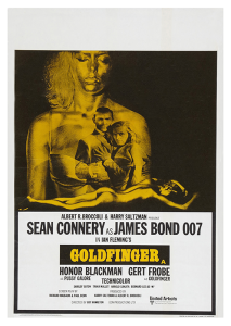 Póster James Bond contra Goldfinger, 1954