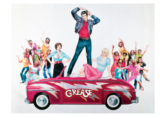 Póster Grease, Sandy y Danny