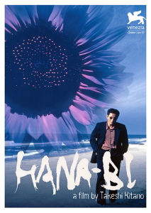 Póster Hana-Bi. Flores de fuego
