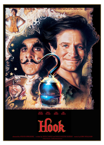 Póster Hook, El capitán Garfio 1991