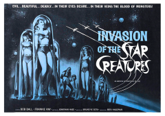 Póster Invasion of the Star Creatures