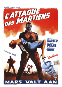 Póster Invasores de Marte, edición francesa