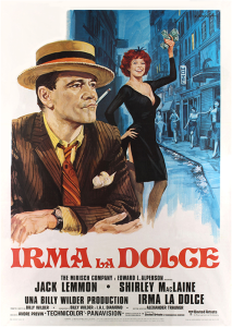 Póster Irma la dulce, edición italiana