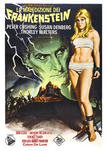 Póster La maldición de Frankenstein 