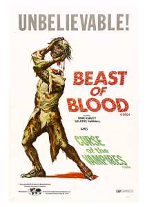 Póster Bestia de sangre