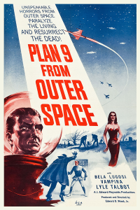 Póster Plan 9 del espacio exterior, 1959 