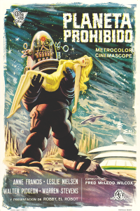 Póster Planeta prohibido, edición española
