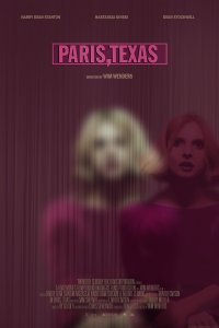 Póster Paris, Texas alternativo