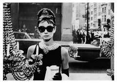 Póster Audrey Hepburn en Desayuno con Diamantes