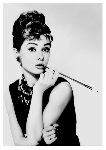 Póster Holly Golightly, smoking