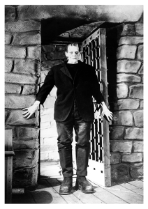 Póster El doctor Frankenstein, escena