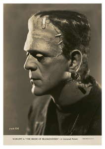 Póster Boris Karloff en La novia de Frankenstein