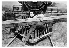 Póster Buster Keaton, El maquinista de La General