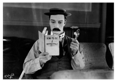 Póster Buster Keaton, El moderno Sherlock Holmes