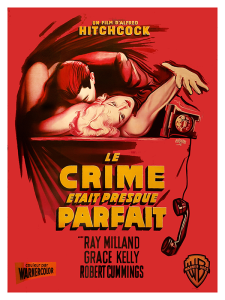 Póster Crimen perfecto, edición francesa