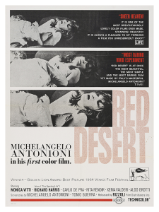 Póster El desierto rojo, edición americana