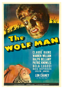 Póster El hombre lobo, 1941 edición americana