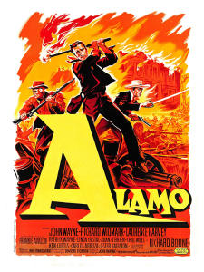 Póster El Álamo, 1960
