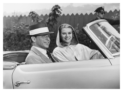 Póster Grace Kelly y Frank Sinatra