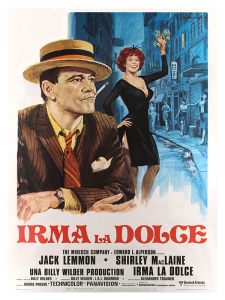 Póster Irma la dulce, edición italiana 1963