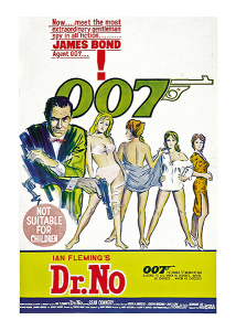 Póster James Bond, Agente 007 contra el Dr. No 1962