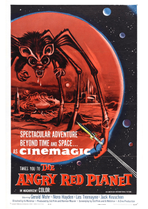Póster La furia del planeta rojo