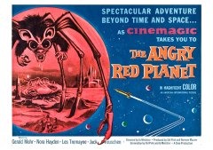 Póster La furia del planeta rojo, 1960