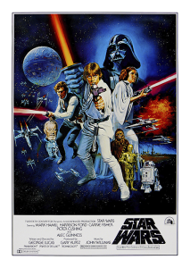 Póster La guerra de las galaxias. Episodio IV: Una nueva esperanza, 1977