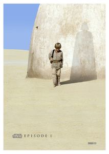 Póster La guerra de las galaxias. Episodio I: La amenaza fantasma, Anakin Skywalker