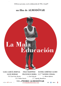 Póster La mala educación