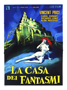 Póster La mansión de los horrores, edición italiana