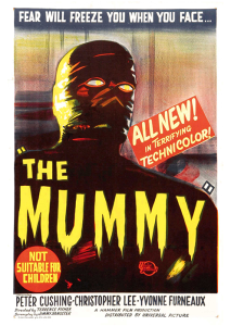 Póster La momia, 1959