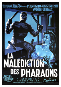 Póster La momia, 1959 edición francesa