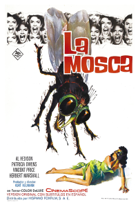 Póster La mosca, edición española