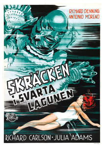 Póster La mujer y el monstruo, edición sueca