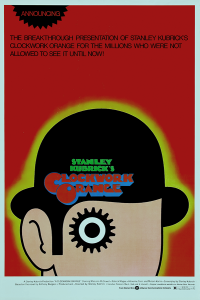 Póster La naranja mecánica, versión británica