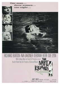 Póster La noche de la iguana