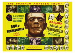 Póster Frankenstein, Phantom Monster Show