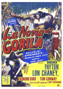 Póster La novia del gorila