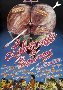 Póster Laberinto de pasiones, 1982